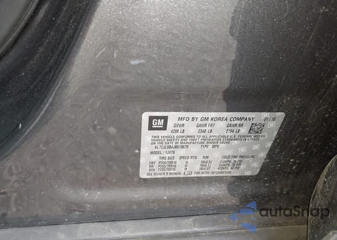 2018 Chevrolet Trax Lt из США, поврежденный, VIN KL7CJLSB4JB619679